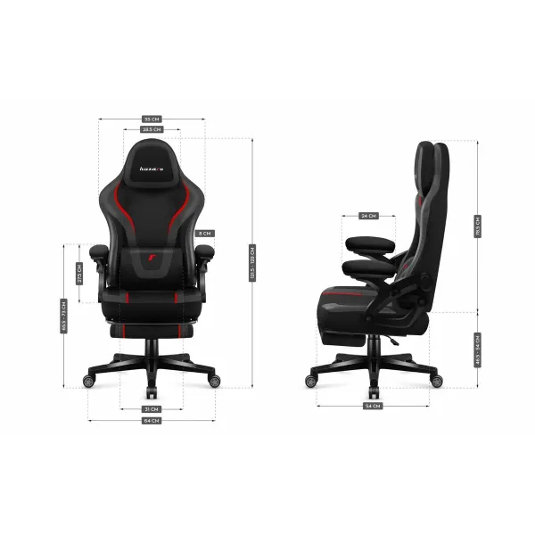 Spēļu Krēsls Huzaro HZ-FORCE 4.6 CARBON