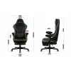Стул Gaming Huzaro HZ-FORCE 4.6 RGB BLACK MESH