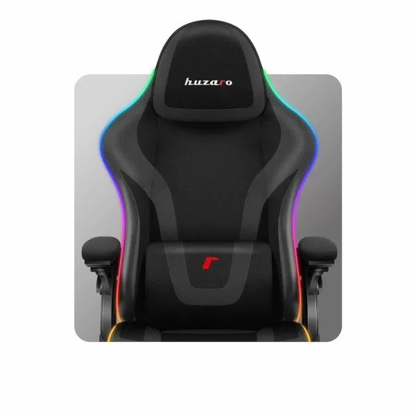 Стул Gaming Huzaro HZ-FORCE 4.6 RGB BLACK MESH