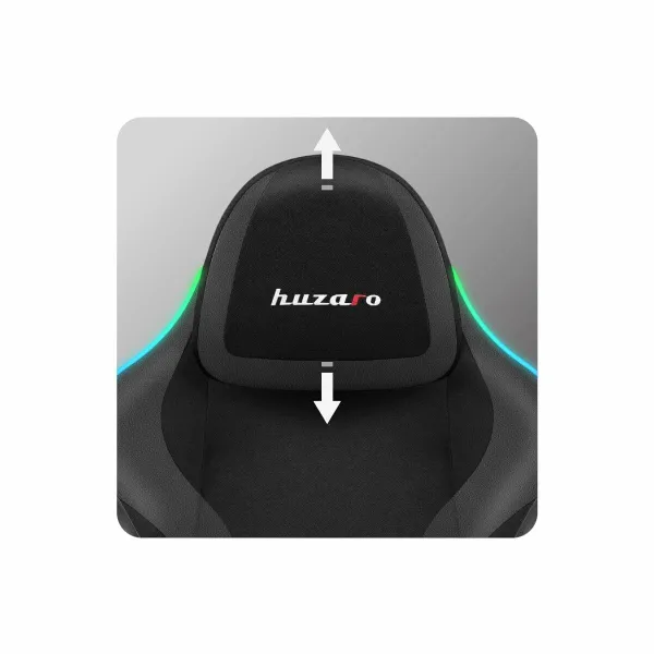 Стул Gaming Huzaro HZ-FORCE 4.6 RGB BLACK MESH
