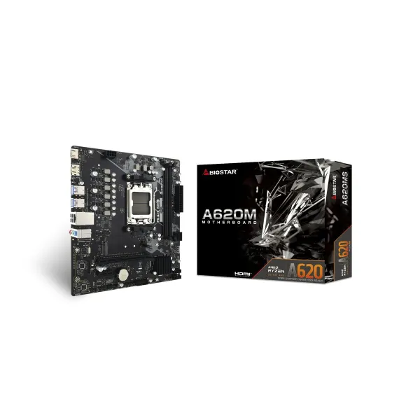 Pagrindinė plokštė Biostar A620MS AMD AM5 AMD A620