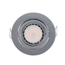 LED-METALLINEN PYÖREÄ KOHDEVALO PAR 16 5.5W 2700-3000K SATIININIKKELI