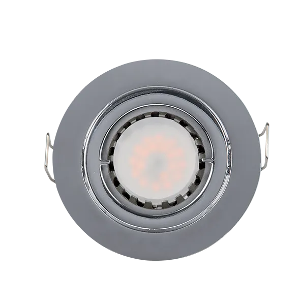 LED METAL ROUND SPOTLIGHT PAR 16 5.5W 2700-3000K SATIN NICKEL