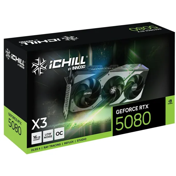 Grafikas Karte INNO3D C50803-16D7X-176069H GEFORCE RTX 5080 16 GB