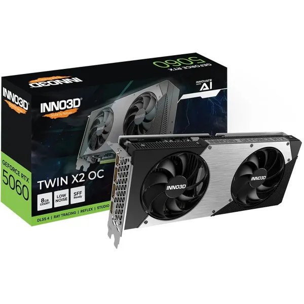 Grafikas Karte INNO3D N50602-08D7X-195070N GEFORCE RTX 5060 8 GB