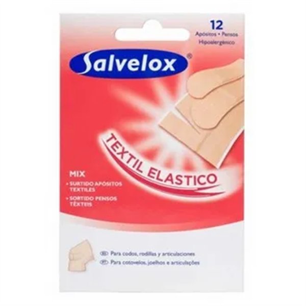 Salvelox Dressing Sticker Assorted Fabric 12 Uts