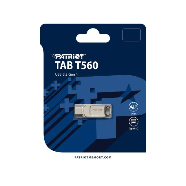 USB atmintukas Patriot Memory PS64GT560DS5D Sidabras 64 GB