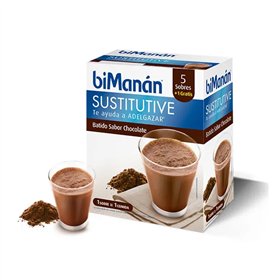 Bimanán Sustitutive Chocolate Milkshake 5 Units 