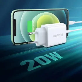 Seinalaadija Ugreen 6957303864508 Valge 20 W