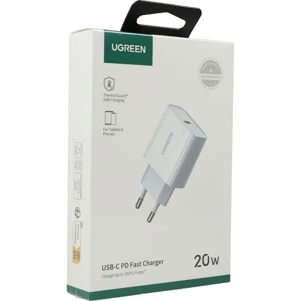 Seinalaadija Ugreen 6957303864508 Valge 20 W