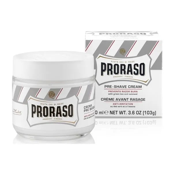 Proraso white Pre Shave Cream Sensitive Skin 100ml