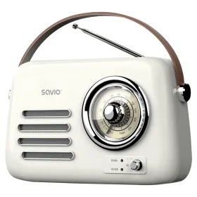 Nešiojamas radijo imtuvas Savio RS-02 Balta