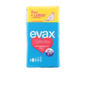 Evax Cottonlike Normal Plus With Wings Sanitary Towels 28 Units