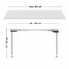 Reguleeritav tugi Mark Adler MA-XENO 4.5 WHITE Valge