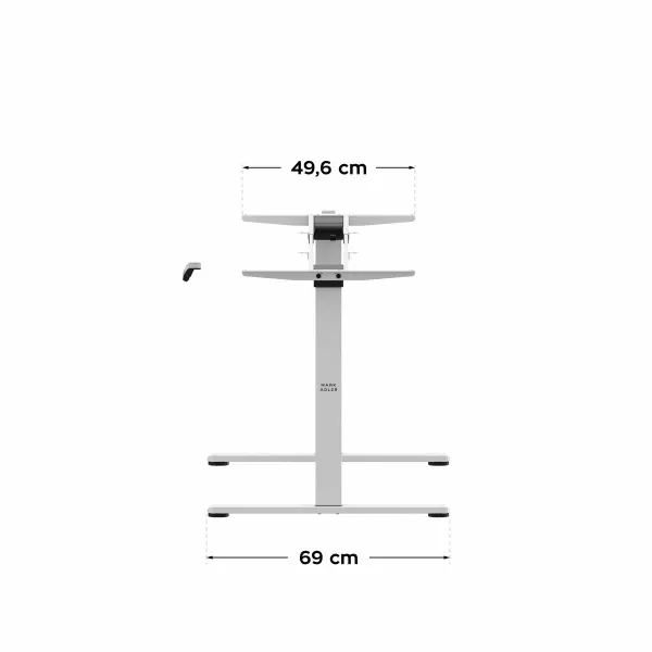 Reguleeritav tugi Mark Adler MA-XENO 4.5 WHITE Valge
