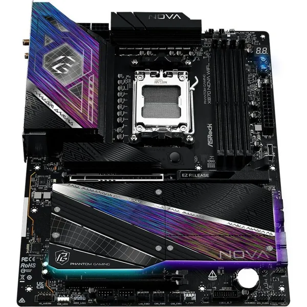 Pagrindinė plokštė ASRock X870 NOVA WIFI AMD AM5 AMD X870