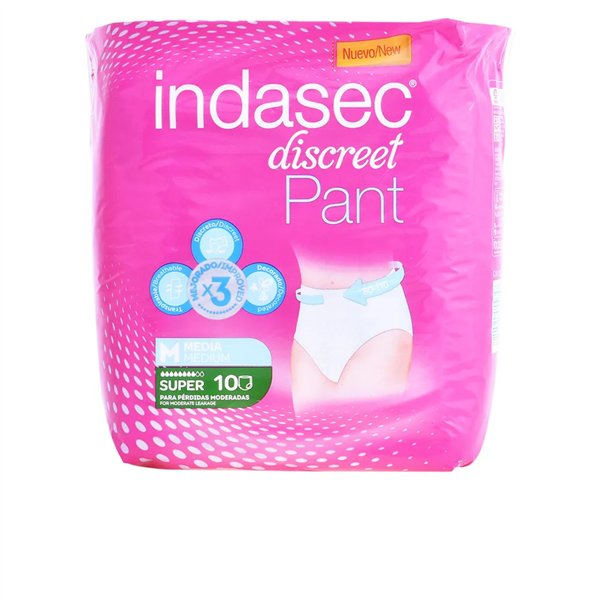 Indasec Pant Super Medium Size 10 Units