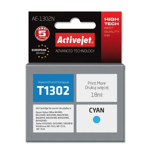 Originaalne Tindikassett Activejet AE-1302N Fuksiinpunane