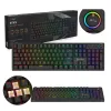 Klaviatūra Savio STYX PEACH SILENT Juoda Spalvotas QWERTY