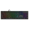 Klaviatūra Savio STYX PEACH SILENT Juoda Spalvotas QWERTY