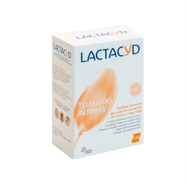 Lactacyd Intimate Wipes 10 Units 