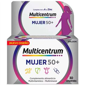 Multicentrum Woman 50+ 30 Tablets 