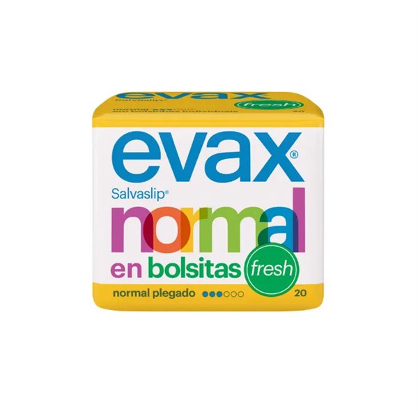 Evax Normal Fresh Pantyliners Small Bags 20 Units 