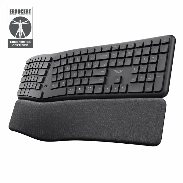 Klaviatūra Trust 25459 Juoda QWERTY