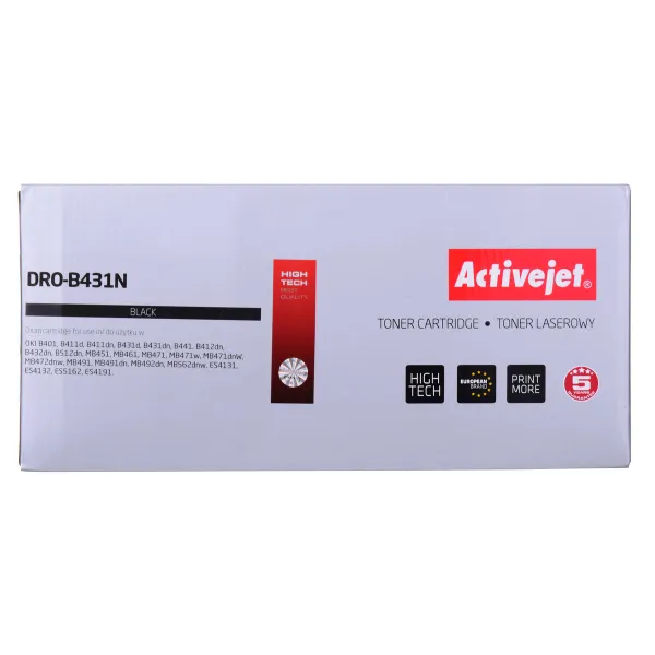 Tulostimen rumpu Activejet DRO-B431N                       Musta