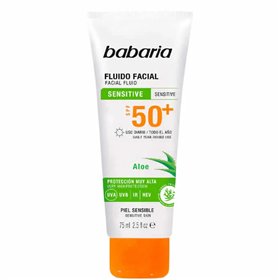 Babaria Facial Fluid Sensitive Skin Spf50 75ml