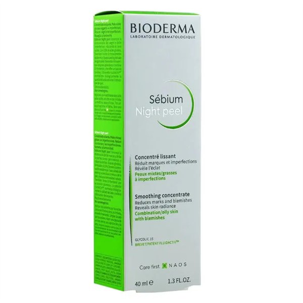 Boderma Sebium Night Peel Smoothing Concentrate 40ml
