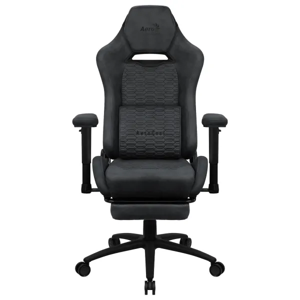 Стул Gaming Aerocool ROYALSLATEGR Чёрный Серый