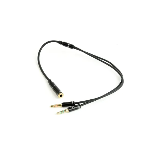 Audio ligzdas (3.5 mm) Sadalītājkabelis GEMBIRD CCA-418M 20 cm