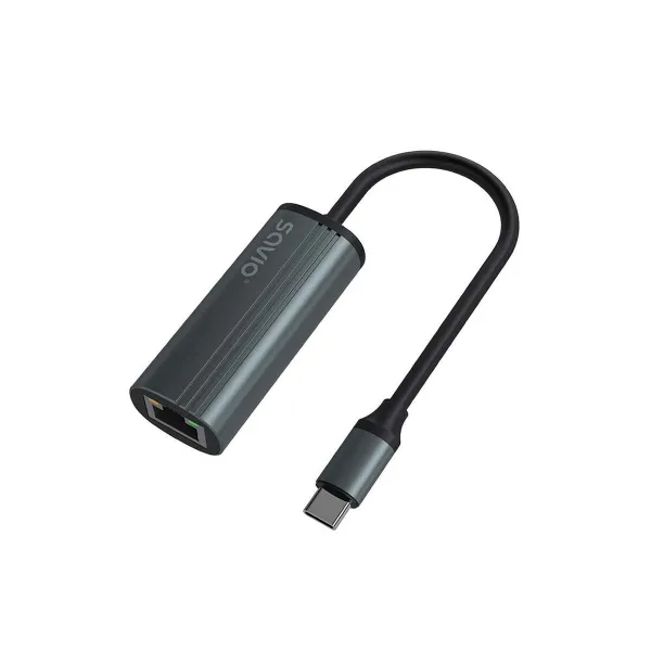 Адаптер USB-C—Ethernet Savio AK-56