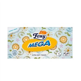 Foxy Mega Tissues 200 Units