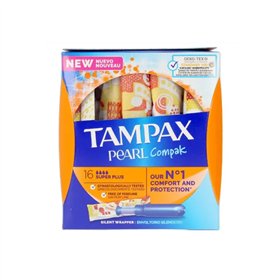 Tampax Pearl Compak Super Plus Buffer 18 Units