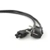 Voolujuhe GEMBIRD PC-186-ML12-1M Must CEE7/7 C5 1 m