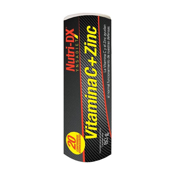 Ynsadiet Vitamina C Zinc 20 Comp Efervescentes