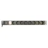 Schuko 19" 8 virzienu daudzligzdu adapteris ar ieslēgšanas/izslēgšanas slēdzi GEMBIRD EG-PDU-014-F (3 m)