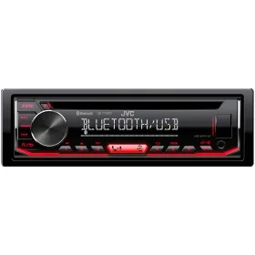 Radio CD automobiliams Kenwood KD-T702BT Juoda Raudona