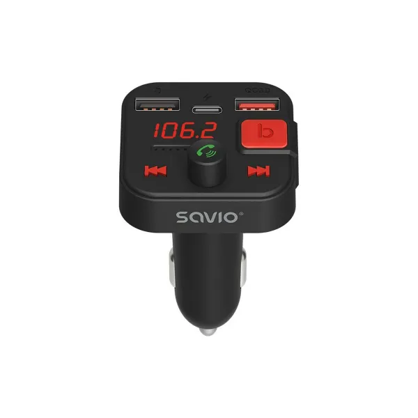 MP3-mängija ja FM-saatja autodele Savio TR-15