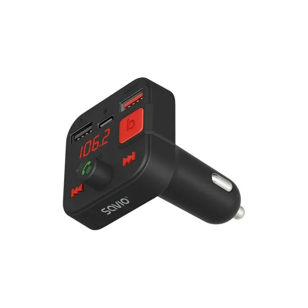 MP3-mängija ja FM-saatja autodele Savio TR-15