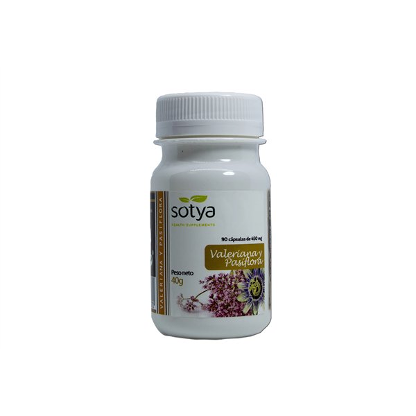 Sotya Valeriana y Pasiflora 450 Mg Caps 90u
