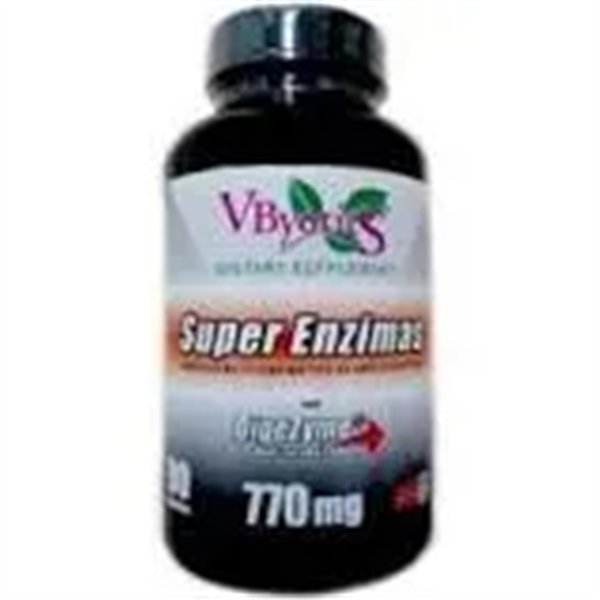 V.byotic Super Enzimas Con Dygeszime 90 Capsulas