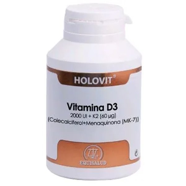 Equisalud Holovit Vitamina D3 2,000 Ui K2 60 Ug 180 Cap