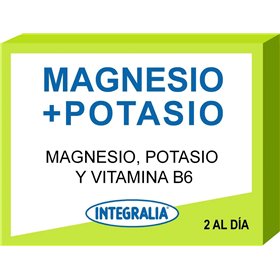 Integralia Magnesio Potasio Vitamina B6 60 Caps