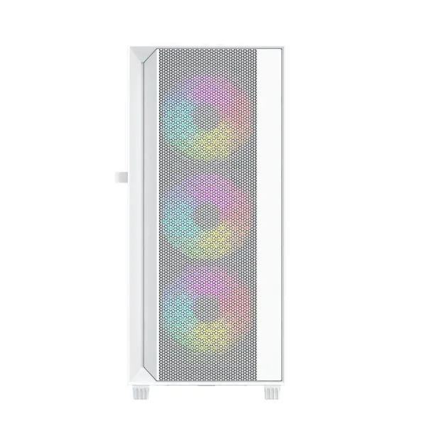 ATX Semi-tower Korpus GEMBIRD Fornax 4000W ARGB Valge Mitmevärviline