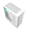ATX Semi-tower Korpus GEMBIRD Fornax 4000W ARGB Valge Mitmevärviline