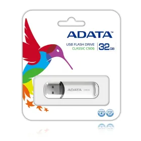 USB atmintukas Adata C906 Balta 32 GB