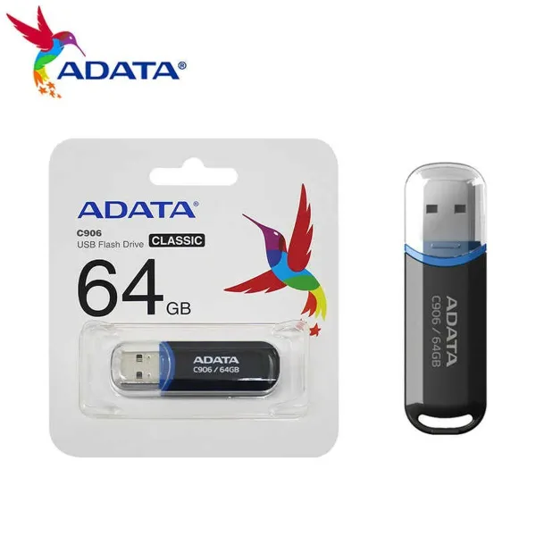 USB atmintukas Adata C906 Juoda 64 GB